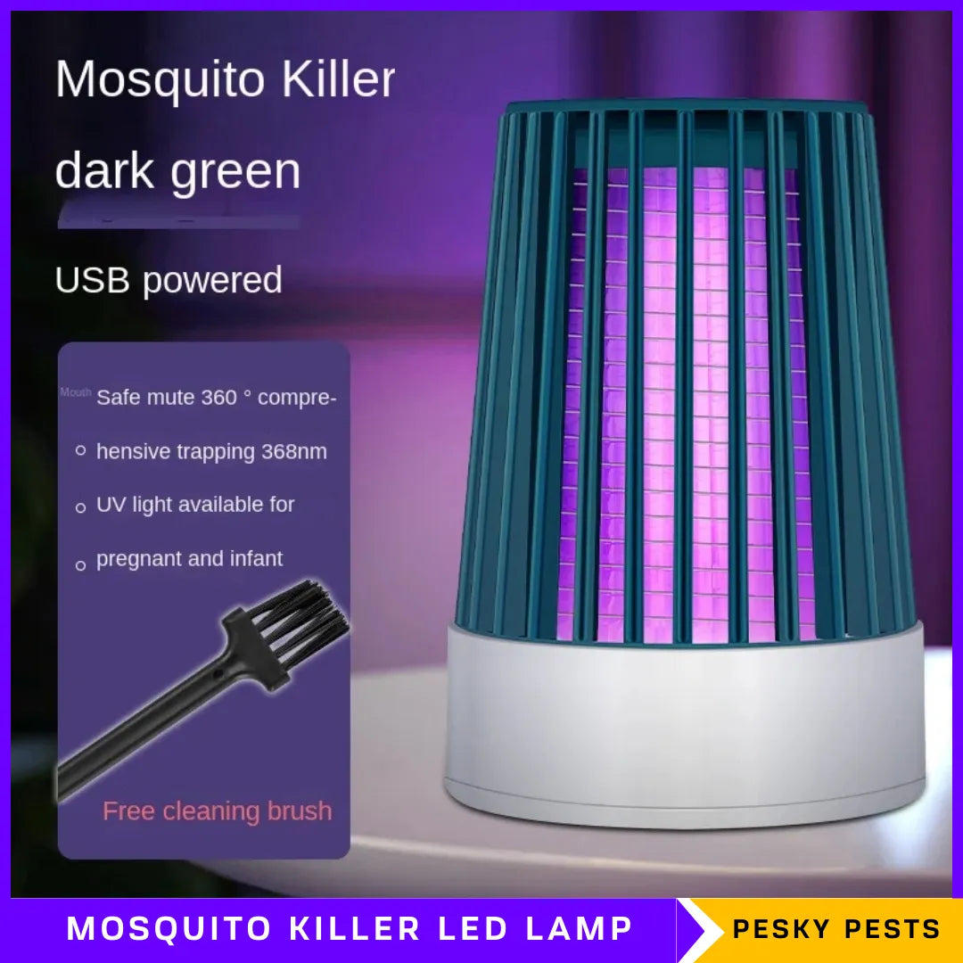 New Electric Mosquito Killer Lamp - USB Powered Portable Insect Flying Trap