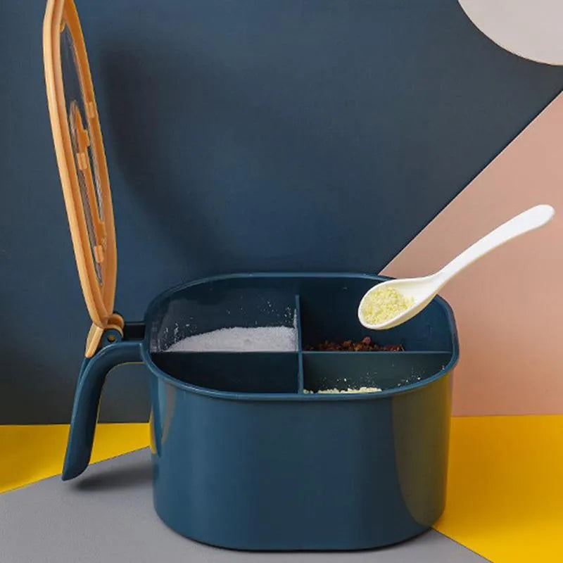 4 In 1 Partition Kitchen Seasoning Box Masala