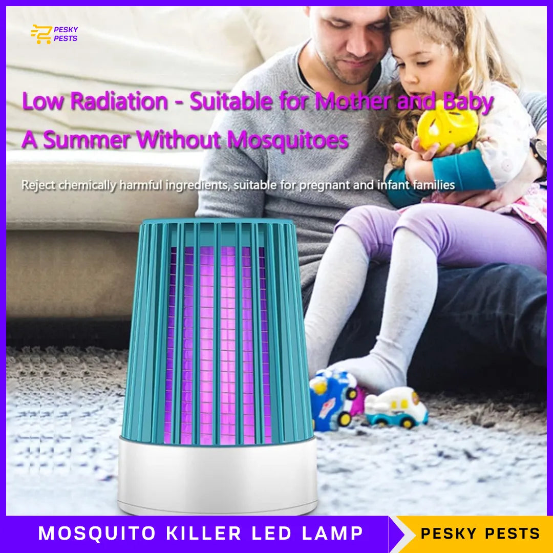 New Electric Mosquito Killer Lamp - USB Powered Portable Insect Flying Trap