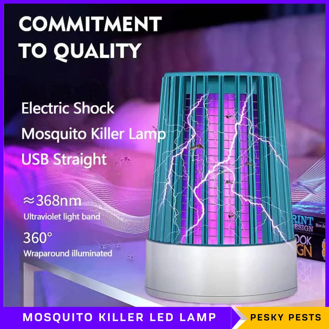 New Electric Mosquito Killer Lamp - USB Powered Portable Insect Flying Trap