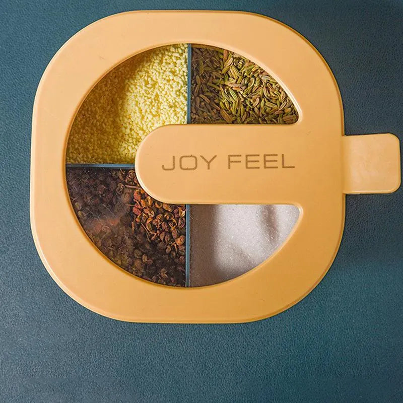 4 In 1 Partition Kitchen Seasoning Box Masala